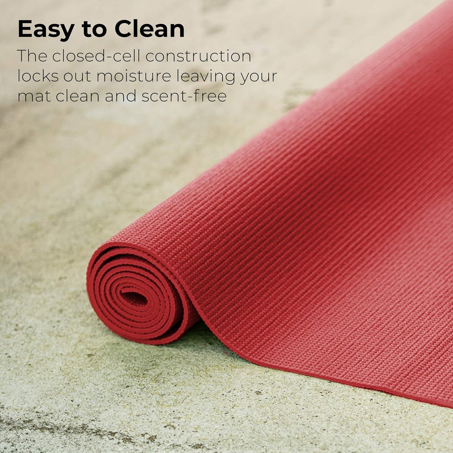 10-Pack Yoga Mat, 68" x 24" Non Slip Exercise Mat, 4mm Thick Gym Mat for Fitness and Stretching, Bulk Non Toxic Yoga Mats for Schools and Studios