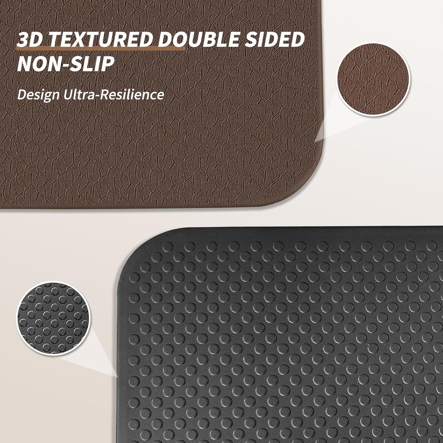 Foldable Exercise Pad for Gym or Home Use, (1.2" x 14"x 24"）Extra Thick and Wide Multi-Functional Knee Pad Cushion & Push Up Mat for Man Woman Kids, Non-Toxic POE Kids Yoga Mat, Lightweight Elbow Cushion for Yoga, Pilates