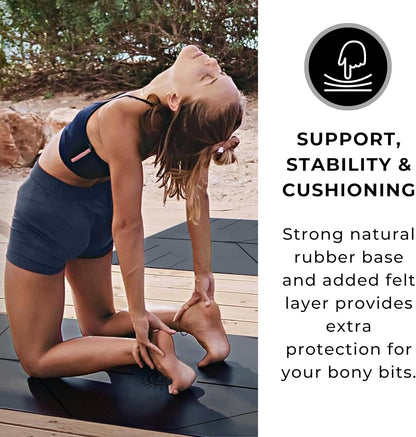 Plyopic. Ultra-Grip Pro Yoga Mat – EXTREME Non-Slip Performance - Dry & Wet Grip - Alignment Lines - Comfortable & Sweat Resistant - For Yoga, Pilates, Exercise, Workout, Bikram & Hot Yoga