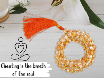 Amazing Gemstone 108 Beads Handmade Mala (Knotted, Rudraksha) - Colors B