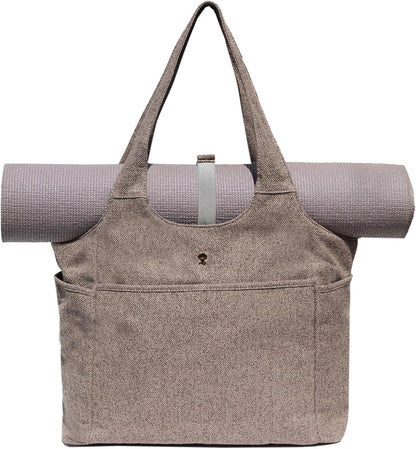 ESVAN Yoga Tote Bag Mat bag Women Shoulder Bags Carryall Tote for Travel Office Workout Gym Nurse Beach