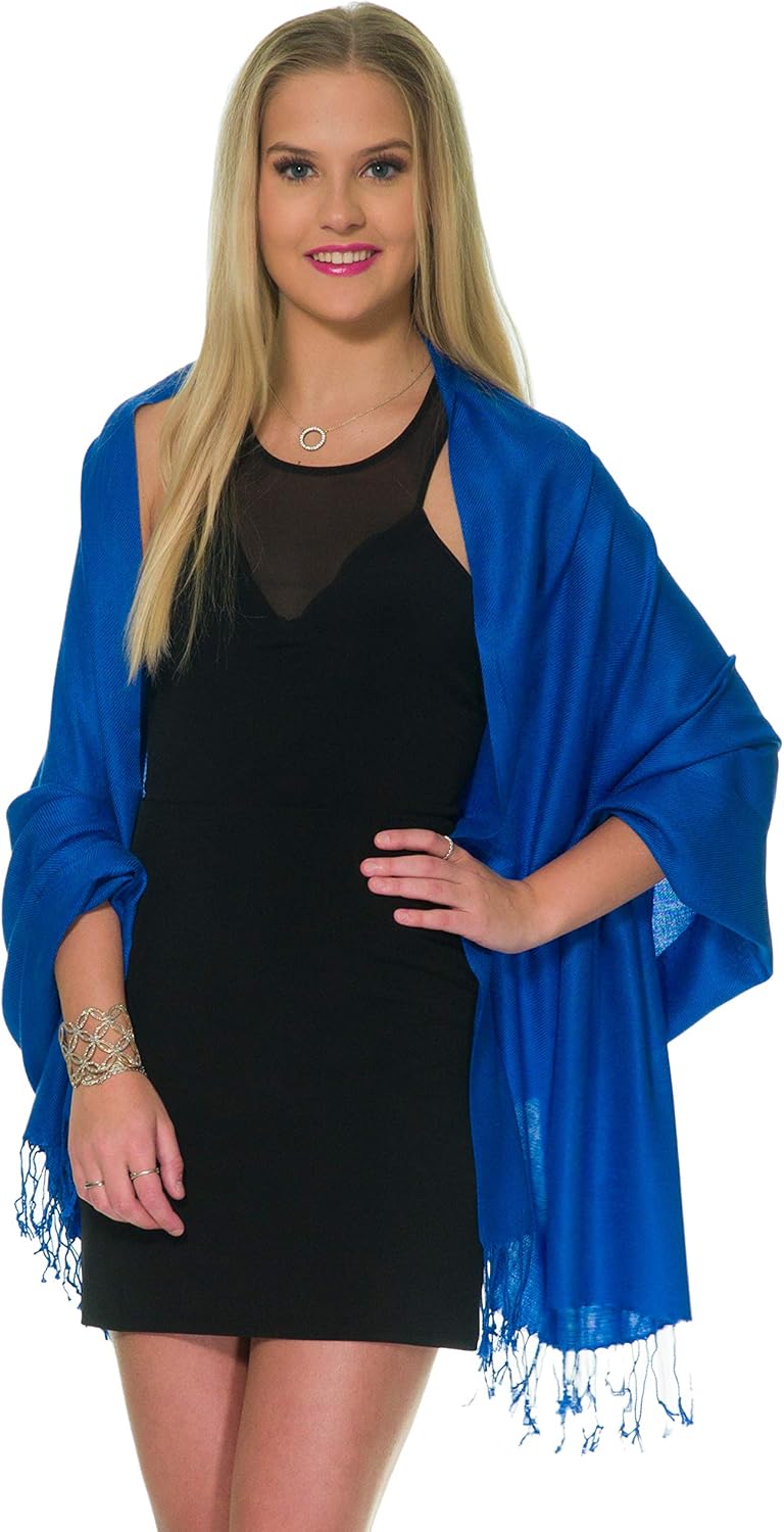 Pashmina Shawls and Wraps for Evening Dresses, Large Soft Pashminas Wedding Shawl