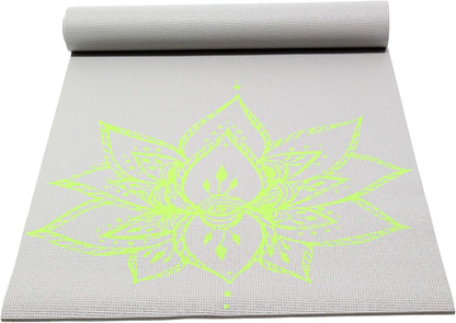 Sol Living Travel Yoga Mat - Natural Tree Rubber for Extra Grip - Non-Slip, Foldable, Eco-Friendly - Perfect for On-the-Go Yoga, Pilates, Fitness, Meditation - 24" x 72", Green