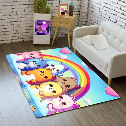 Black Girl Area Rug for Bedroom African American Rugs for Room Princess Carpet Kids Rugs for Bedroom African Girls Carpet for Living Room Teen Girls Yoga Mats, Pink, 4'×5'