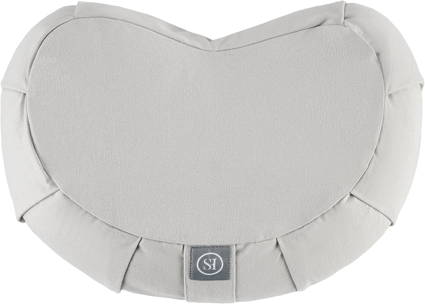 Meditation Cushion Bolster Pillow for Restorative Yoga – Supportive Cushion for Meditation, Pilates, and Relaxation – Filled with Buckwheat Hulls - Removable Cover