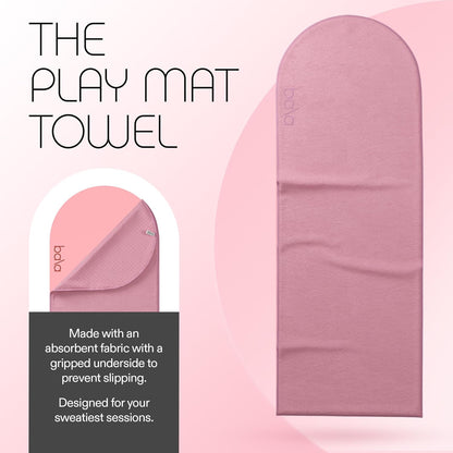 Bala Play Mat Towel, Sea - Non-Slip Absorbent Gym Towels Designed for Sweat, Hot Yoga, Pilates & Core Training Workouts - Fitness & Exercise Gear Essentials for Working Out - Men & Women