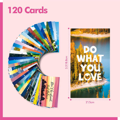 Gethelud 200 PCS Positive Affirmations Cards for Women, 60 Designs Daily Affirmations Cards, Inspirational Motivational Cards Mindfulness Cards Meditation Cards (2” x 3.5”)