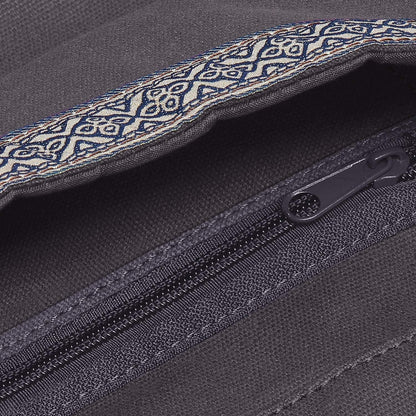 Ewedoos Canvas Yoga Mat Bag Fits Most Mats Yoga Bag with Large Storage Pockets to Hold More Accessories Ideal for Pilates Workout Gifts & Travel