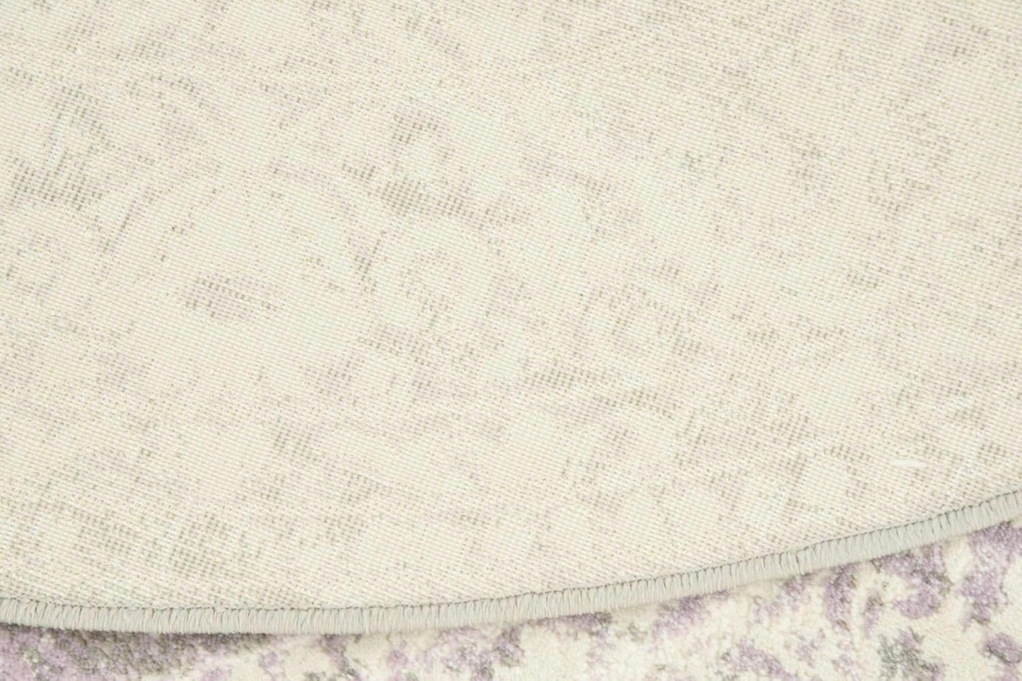 Unique Loom New Classical Collection Area Rug - Olwen (4'Round, Purple/ Gray)
