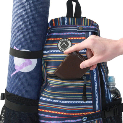 AURORAE Yoga Mat/Gym/Picklleball Cross-body Travel Sling Back Pack. Mat sold separately.