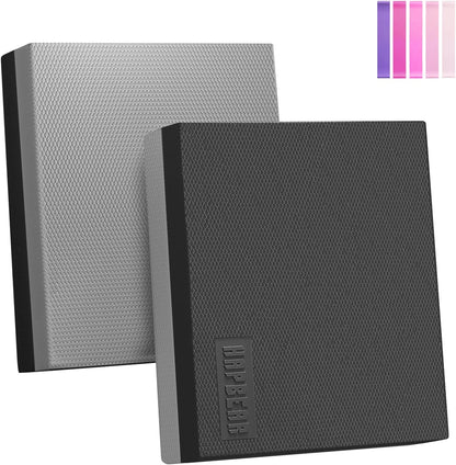 HAPBEAR Exercise Balance Pad - 15"x12" Non-Slip Textured Bottom Stability Training Mat - 2.25" Thick Soft Cushioned Foam for Physical Therapy, Core Training & Home Workouts