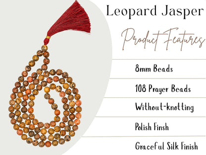 Amazing Gemstone 108 Beads Handmade Mala (Knotted, Rudraksha) - Colors A