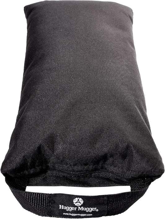 Hugger Mugger 10lb Yoga Sandbag - Adds Weight to Your Poses, Zipper Cover, Sturdy Handle, Silica Sand Filling, Durable Material