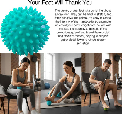 321 STRONG Foam Roller Set with: Hollow Core Roller, Muscle Roller Stick, Stretching Strap, Spikey Ball, Quick Start Guide, Carry Bag, and 4K eBook