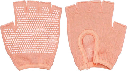 Yoga Gloves, Non Slip Fingerless Pilates Gloves Breathable Exercise Workout Mittens