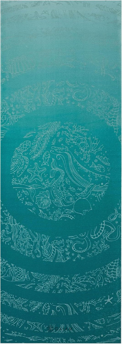 Gaiam Print Yoga Mat, Non Slip Exercise & Fitness Mat for All Types of Yoga, Pilates & Floor Exercises
