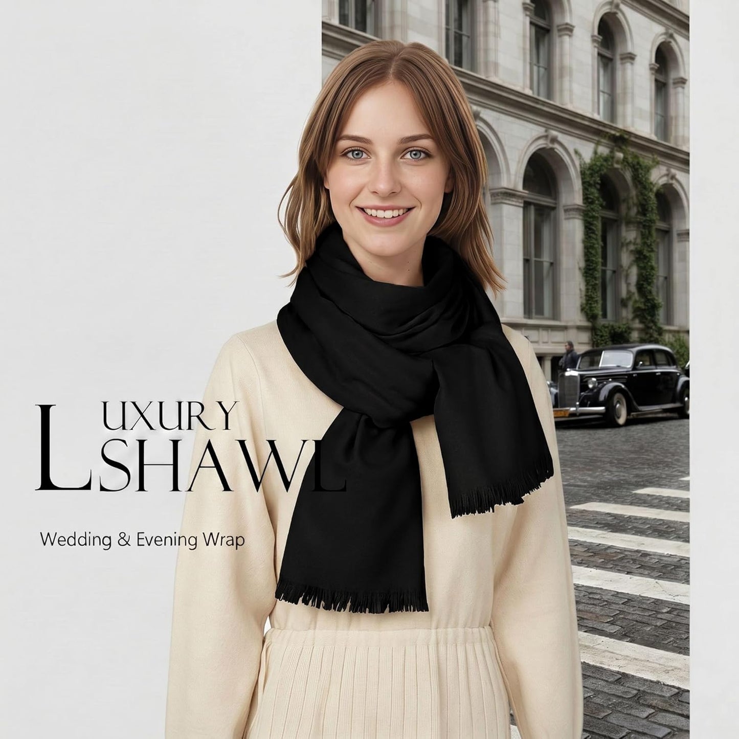 Shawl Wraps for Women Pashmina Shawls and Wraps for Evening Dresses Large Soft Scarf Winter Scarf Wedding Shawl…
