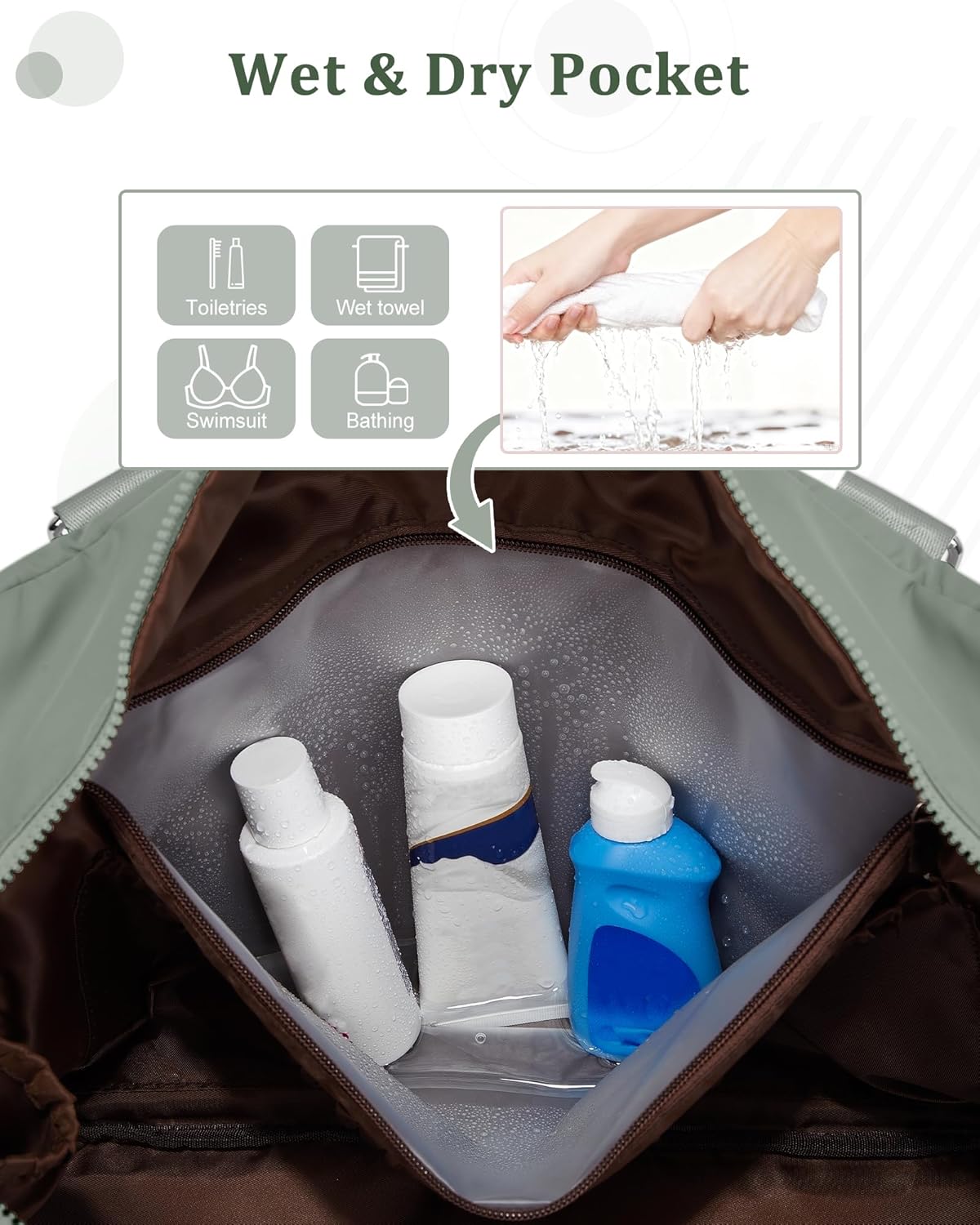 Gym Bag Womens Mens with Shoes Compartment and Wet Pocket Travel Duffel Bag for Women for Plane Sport Gym Tote Bags Swimming Yoga Waterproof Weekend Overnight Carry on Bag Hospital Holdalls - Colors C