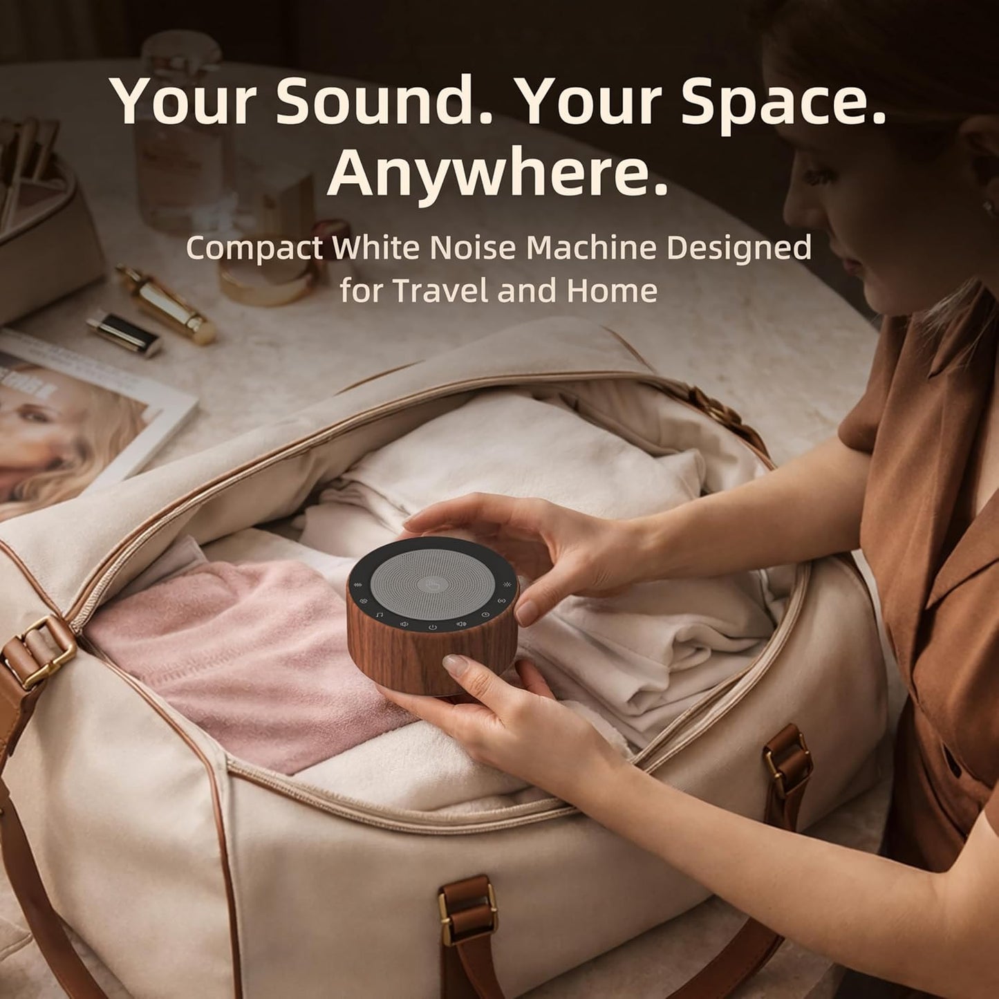 Kipcush Automatic Tibetan Meditation Bowl Sound Machine - 7 Himalayan Tones + 7 Color Night Light - Timer & Touch Control - No Manual Striking for Yoga, Chakra Healing, Stress Relief - Plug In
