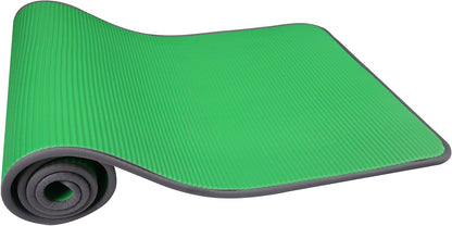 Fitvids All-Purpose 2/5-Inch (10mm) Extra Thick High Density Anti-Slip Exercise Pilates Yoga Mat with Carrying Strap, Multiple Colors