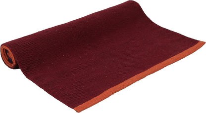 KD Yoga Rug Mat Convert Plastic Yoga Mat to Eco Friendly 100% Cotton Gripping with Corner Pocket