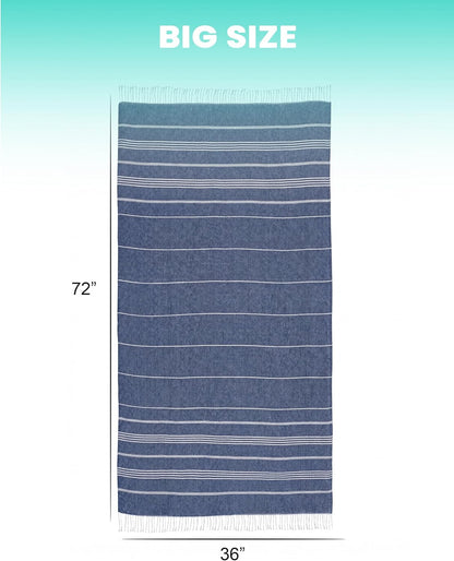 Turkish Beach Towels Vacation Essentials Yoga Blanket Pool Workout Towel Oversized Sand Free Quick Dry Lightweight Meditation Supplies Mat Cover Surf Boat River Float Accessories Gym Excise Stuff
