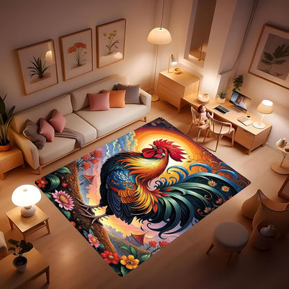 Butterfly Carpet Area Rug - Lovely Butterflies Printed Carpets for Kids Butterfly Theme Living Room Indoor Bedroom Decor Soft Polyester Yoga Mat 2'x3'