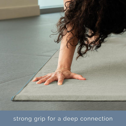 S&T INC. Aura Yoga Mat Towel with Non-Slip Grip, Enhanced Silicone Grip, Soft and Absorbent for Gym, Pilates, and Hot Yoga Mat, 2 Pack, 24 inches x 72 inches, 340GSM, Pink