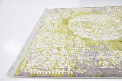 Unique Loom New Classical Collection Area Rug - Olwen (4'Round, Purple/ Gray)