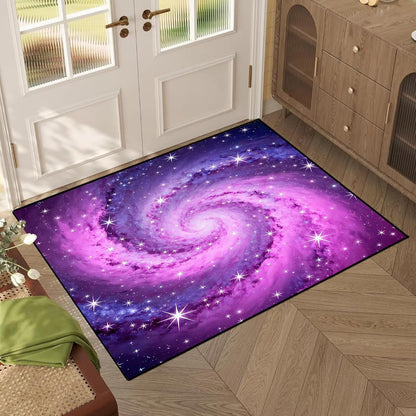5' X 7' Queen and King Rug Black Grey Area Rugs Dining Living Room Bedroom Kitchen Office Yoga Room Washable Floor Mat Doormats Throw Rug Carpet Room Decor