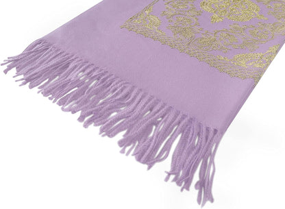 Urban CoCo Women's Embroidered Oversize Tassel Shawl Scarf Wraps for Women