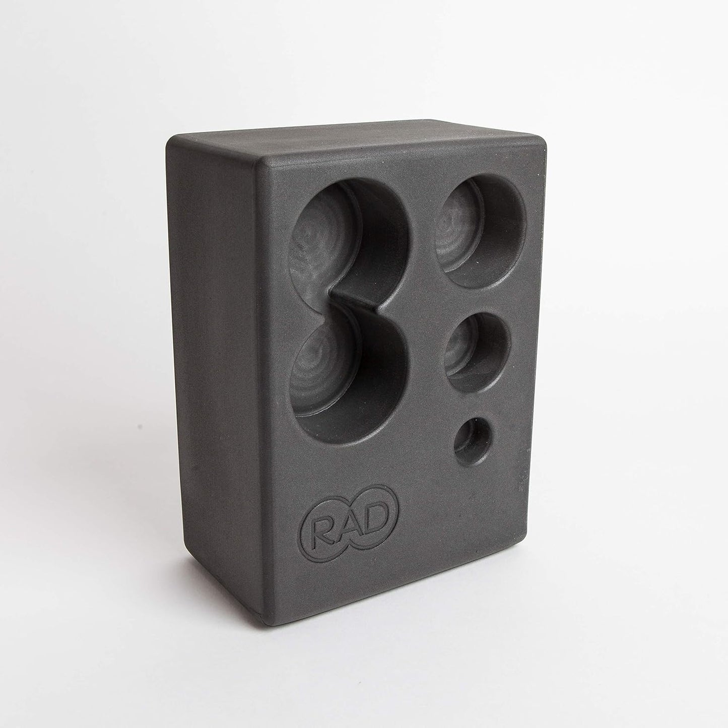 RAD Block – Multi-Use EVA Foam Yoga Block with Storage for Massage Balls for Myofascial Release -Travel-Friendly Pilates & Exercise Prop for Elevation & Support