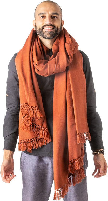 Meditation Shawl or Meditation Blanket, Shawl/Wrap, Oversize Scarf/Stole. Large. Unisex.