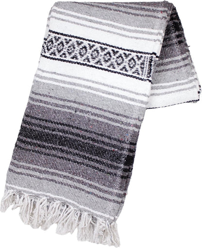 Canyon Creek Authentic Mexican Yoga Falsa Blanket (Light Purple)