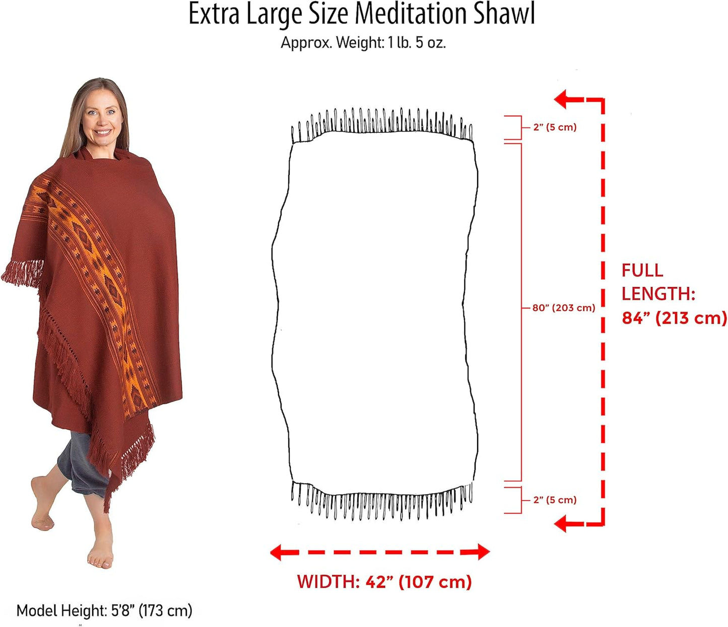 Meditation Shawl or Blanket, Exotic Shawl/Wrap, Oversize Scarf or Stole. Unisex