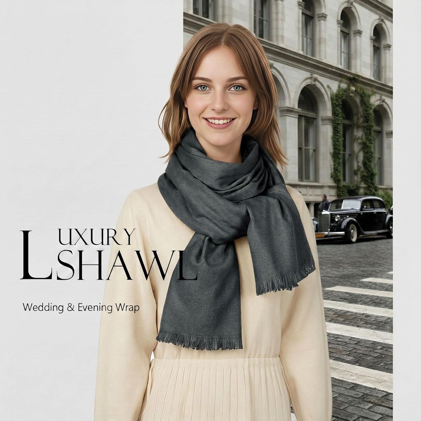 Shawl Wraps for Women Pashmina Shawls and Wraps for Evening Dresses Large Soft Scarf Winter Scarf Wedding Shawl…