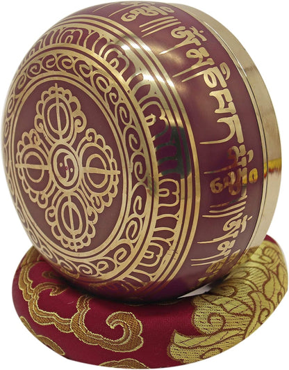 Seven Chakra Tibetan singing bowls set, choose your favorite chakra bowl, improve your chakra meditation practice (The Heart Chakra)