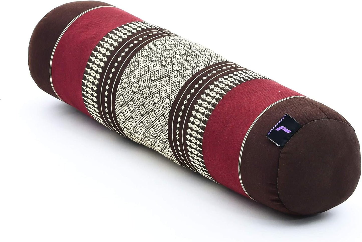 Leewadee Small Yoga Bolster – Shape-Retaining Cervical Neck Roll, Tube Pillow for Comfortable Reading, Kapok Filling, 22 x 6 x 6 inches