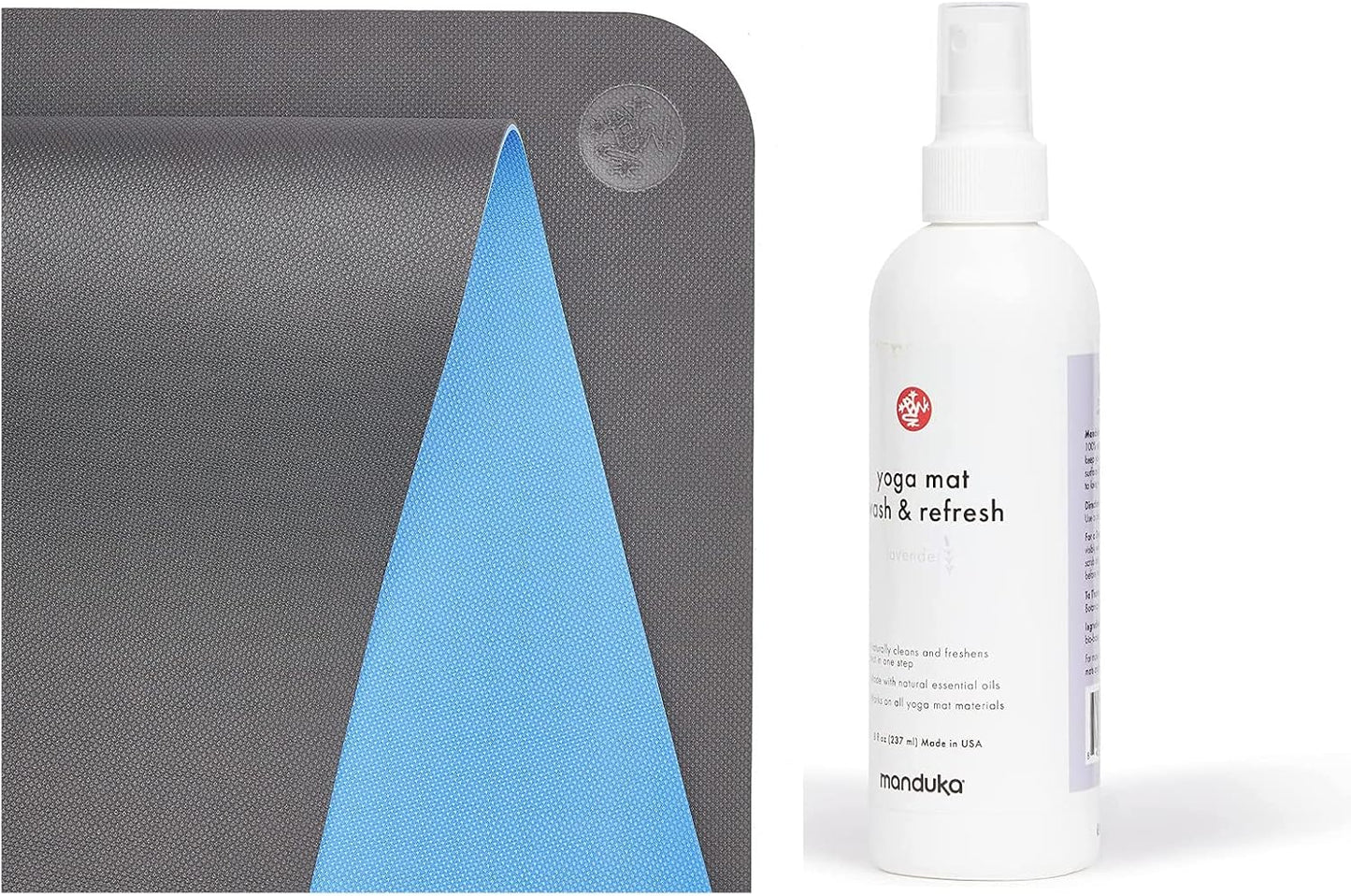 Manduka Begin Yoga Mat 68" - 5mm Cushioning | Comfortable, Lightweight & Reversible with Alignment Stripe | Budget-Friendly | 68 x 24 inches