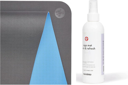 Manduka Begin Yoga Mat 68" - 5mm Cushioning | Comfortable, Lightweight & Reversible with Alignment Stripe | Budget-Friendly | 68 x 24 inches