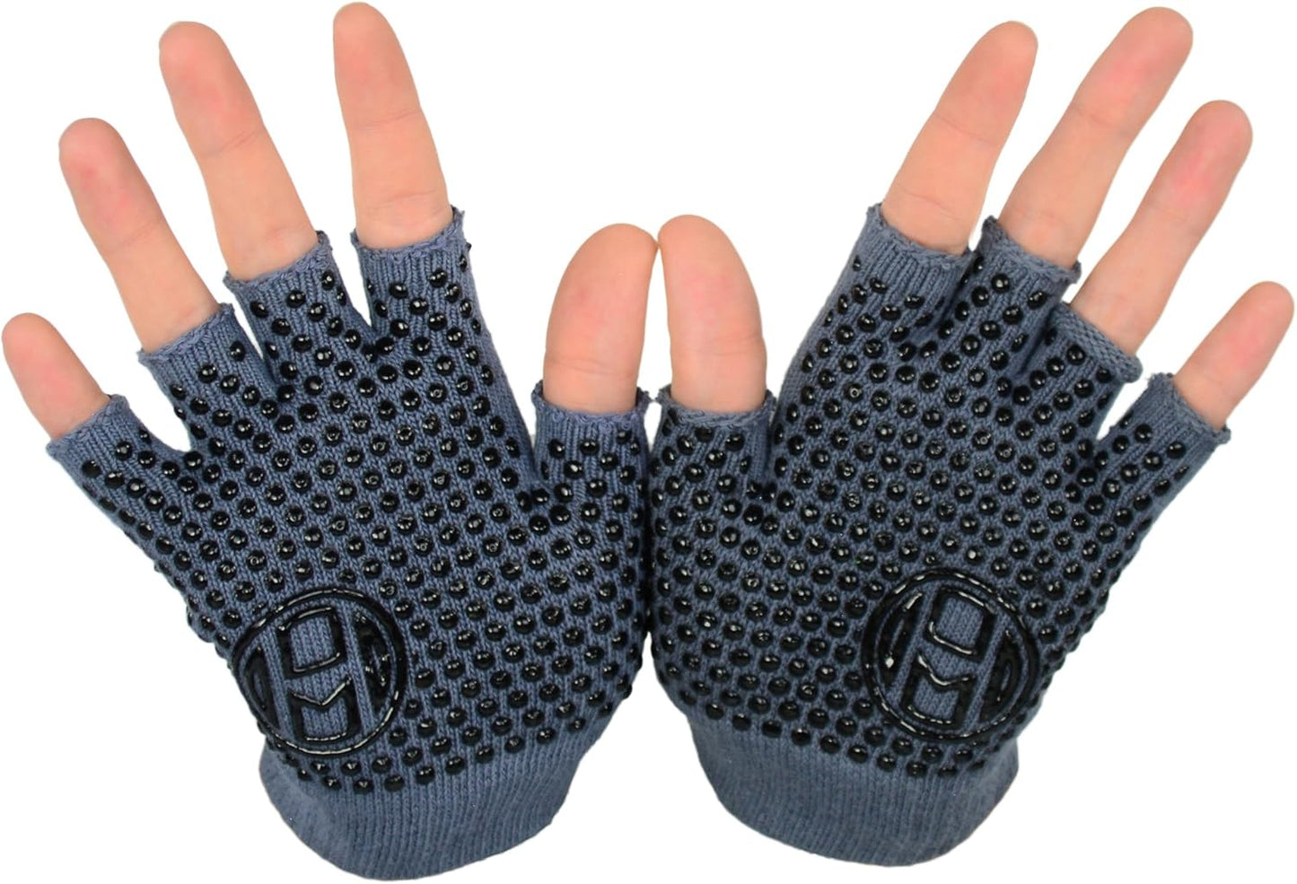 Mato & Hash Yoga Pilates Fingerless Exercise Grip Gloves
