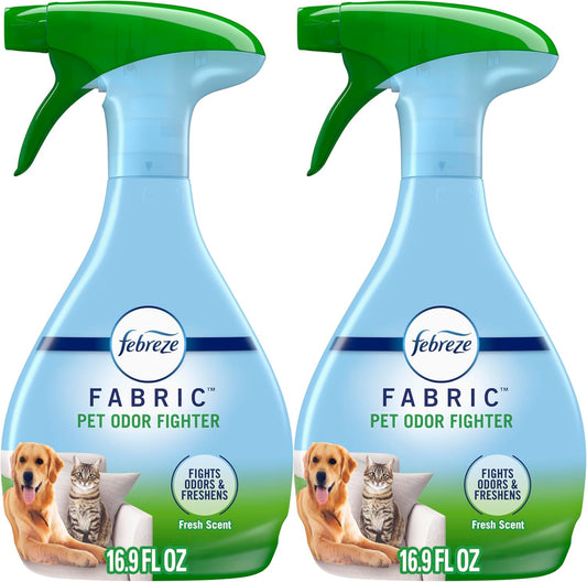 Febreze Fabric Spray Air Freshener, Odor-Fighting Fabric Refresher, Sneaker Balls Alternative, Couch Cleaner, Linen Spray, Multi-Use, Extra Strength Scent, 23.6 fl oz