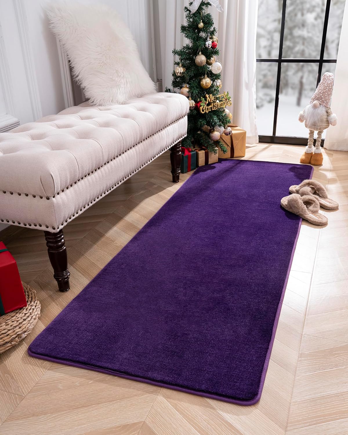 Andecor Shag Living Room Area Rug, 6x9 Cream White Washable Fuzzy Bedroom Rugs, Soft Fluffy Indoor Carpets for Dorm Boys Girls Kids Room Nursery Home Decorations