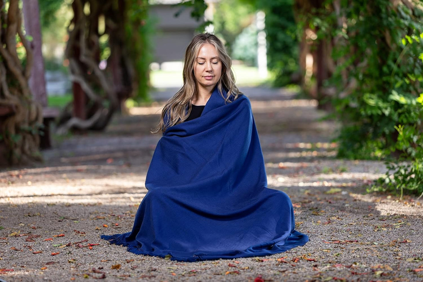 Meditation Shawl or Meditation Blanket, Shawl/Wrap, Oversize Scarf/Stole. Large. Unisex.
