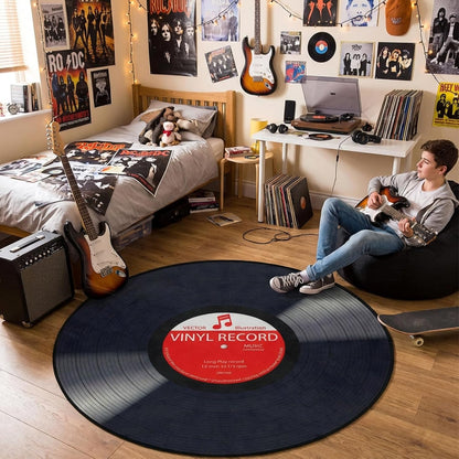 keepcute Gaming Round Area Rugs Non Slip Round Rugs Carpet Yoga Mat for Entryway Living Room Bedroom Home Decor 3ft