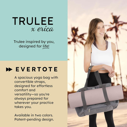 Yoga Mat Bag 4-in-1 Backpack, Tote Bag, Cross Body, Shoulder Bag – Water-Resistant, Durable, with Pockets, fits Thick & XL Mats – Carrier for Women & Men Ideal for Gym, Pilates, and Travel