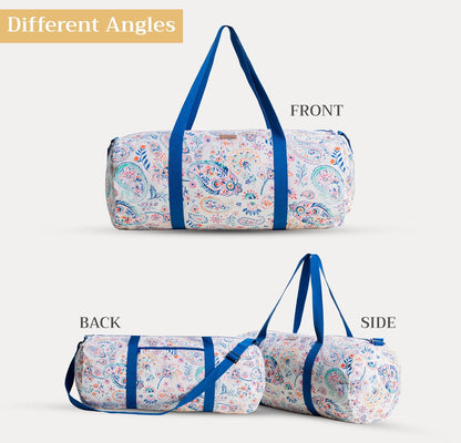 Maison d' Hermine Yoga Mat bag, Cylindrical bag for Woman&Men, yoga mat Bag &Adjustable shoulder straps Yoga Mat Carrier Bag with Drawstring Water Bottle Pocket and zipper pocket Easter Gifts