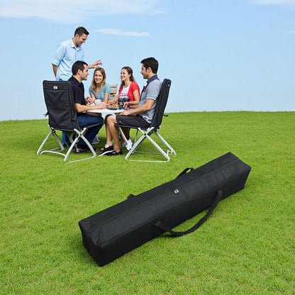Heavy Duty Water-Resistant Duffle Organizer Bag - XL Storage for Hammock Cover, Grill Tools,Flash Light Stand, Canopy Tent & Folding Chairs with MOLLE Straps (33''(L) x5.9''(W) x5.9''(H))