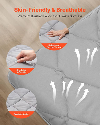 VEVOR Japanese Floor Mattress, Futon Mattress, 100% High Density Comfortable Foam, Foldable Tatami Mat with Storage Bag, Sleeping Pad for Camping Dormitory Yoga