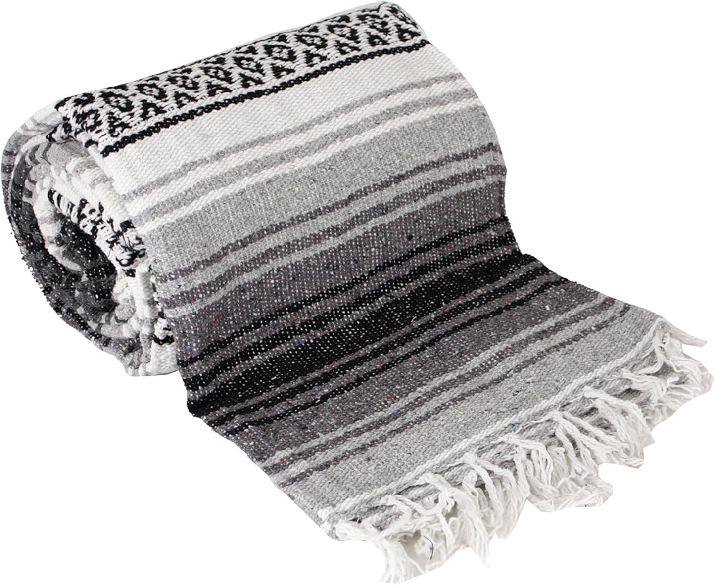 Canyon Creek Authentic Mexican Yoga Falsa Blanket (Light Purple)